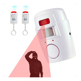Kit Alarme Residencial Sensor De Presença S/ Fio Sirene