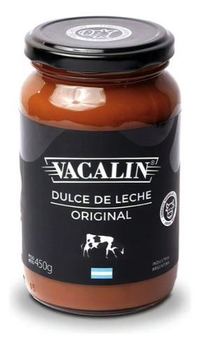 Dulce De Leche Original Vacalin Sin Tacc Frasco Vidrio 450gr