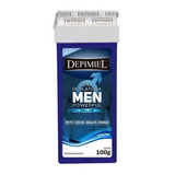 6 Ceras Depilatória Men Depimiel Powerful Roll-on Refil 100g