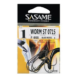 Anzuelos Sasame Worm St 0715 F-955 N° 1 Made In Japan