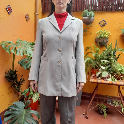 Trench Zara T Medium Gris Claro Liviano Y Elegante!