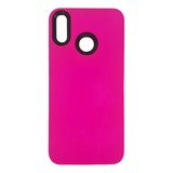 Funda Estuche Rígido Antigolpes Para Huawei Y9 2019 Fucsia