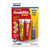 Adhesivo Epoxico Kit Araldite Hobby + Instantaneo Tekbond