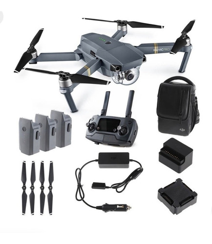 Drone Dji Mavic Pro Con Cámara C4k Gray Combo Completo