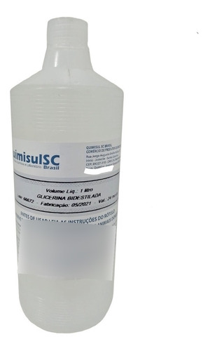Glicerina Bi Destilada Usp Vegetal - 1 Litro