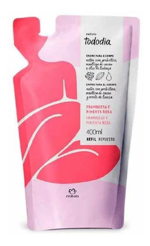 Crema Natura De 400 Ml Fragancia Frambuesa Y Pimienta Rosa 