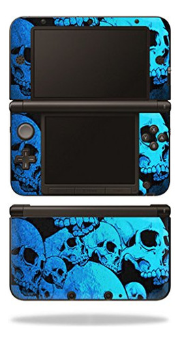 Mightyskins Skin Compatible Con Nintendo 3ds Xl - Blue Skul.