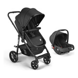 Coche Moises Beyond Negro Convertible Travel System + Silla 