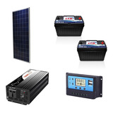 Kit - Panel Solar 400w, 2 Bat 12v115a, Inversor 1000w