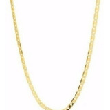 Corrente Colar Feminino Piastrine 45cm Ouro 18k 