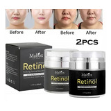 2 Piezas Mabox 50ml Retinol 2.5% Crema Hidratante