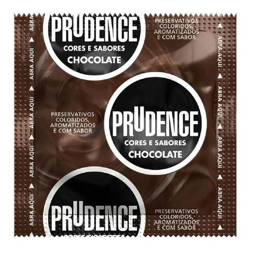 Paquete 100 Piezas Condones Prudence Sabor Chocolate
