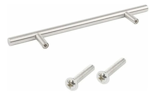 Manija Tirador Barral De Acero Inox Mueble 96 Mm Cima F