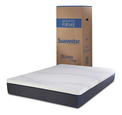 Colchon Box Suavestar Stress Free 2 Plazas 190x140