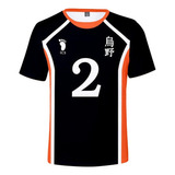 ¡haikyuu! Disfraz De Cosplay Hinata Shoyo Camiseta Karasuno