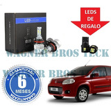 Kit Luces Led Cree H4 O H3 Fiat Uno 16.000 Lms No Xenon