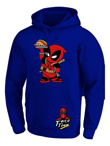 Sudadera Deadpool Mesero Taco (taco Time)
