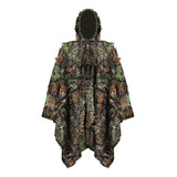 Disfraz De Leaf Ghillie, Camuflaje, 3d, Poncho Militar, Airs