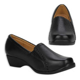 Zapato Confort Enrico Ferri 6720 Negro Dama Moda Otoño