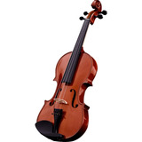 Violino 3/4 Va34 Harmonics Cavalete Ajustável Breu E Estojo