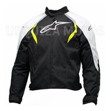 Campera Moto Alpinestars Alux Impermeable Protecciones Fluo