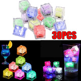 Cubo De Hielo Brillante De 30 Led Para Decoración De Fiesta