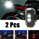 A Mini Luz Led Estroboscópica Para Moto Dron, 2 Pzs