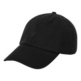 Polo Ralph Lauren Gorra Pony Chino Para Hombre, Color Negro 