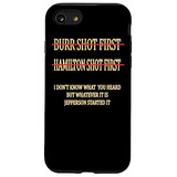 Funda Para iPhone SE (2020) / 7 / 8 Burr Shot First Tshirt H