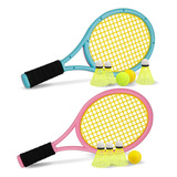 Crefotu Juego De Raquetas De Tenis Para Niños Pequeños, Mang