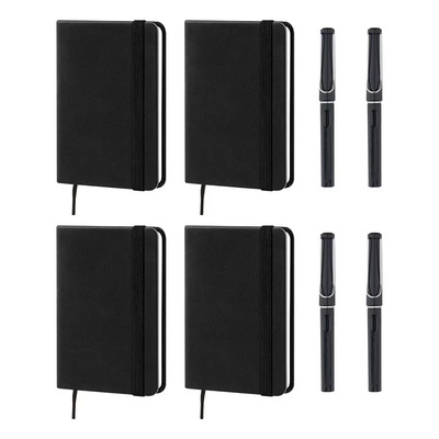 4 Cuadernos De Bolsillo Con 4 Bolígrafos A6 Libreta De Notas | Meses sin interés