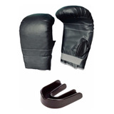 Kit Combo Guantines Boxeo + Protector Bucal