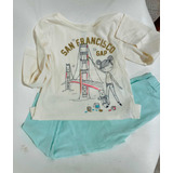 Remera Gap Niña Y Calza Cheeky 4 T