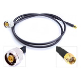 N Macho A Rp-sma Conector Macho Antena Pigtail Coaxial / De