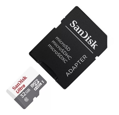 Tarjeta Micro Sdhc 32gb, Uhs-i, C10, 80mb/s Sandisk Ultra