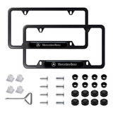 Westion 2pcs Car Logo License Plate Frames With Screw Caps S