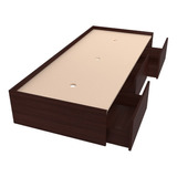 Cama Box 3 Cajones Plaza Y Media 1 1/2 Dormitorio Moderno - 