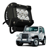 Farol Milha 6 Led 18w Quadrado 12v/24v Off-road