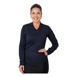 Blusa  Decote V  Tricot Básica Feminina De Frio  Promoção