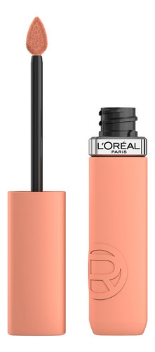 Labial Liquido Infaillible Le Matte Resistance L'oréal Paris Acabado Mate Aterciopelado Color Fairytale Ending 100