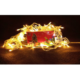 Guirnalda Arbol De Navidad Tipo Lluvia Exterior 100 Leds