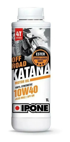 Aceite Moto Ipone Katana Off Road 10w40 4t Sintetico