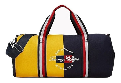 Tommy Hilfiger Bolsa De Viaje Colorblock Duffle Original.