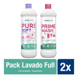 Pack Stanhome Prime Wash 1000 Ml + Suavizante Pure Soft 1l