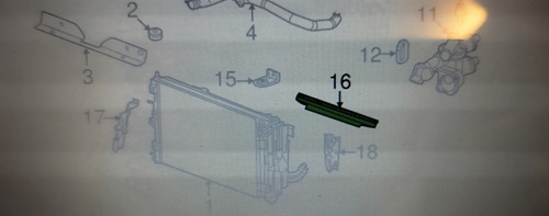 Goma Inferior Radiador Dodge Caliber Foto 2