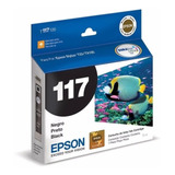 Tinta Epson T117 Negra Original T23 T24 Tx105 Tx115 C/iva