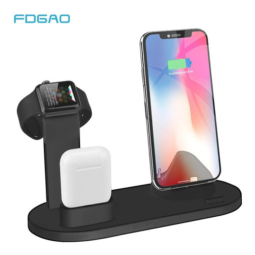 Soporte De Carga 4 En 1 Para iPhone 11 Pro X Xr Xs Max 8 7