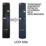 Control Remoto Led Smart Tv Para Ken Brown Rca Daewoo Lcd506