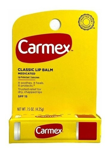 Carmex Classic Balsamo Medicate Lip Balm Spf 15