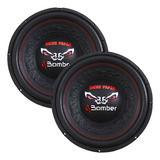 2 Subwoofers 12 Polegadas 4 Ohms Bicho Papão Bomber 1200 Rms